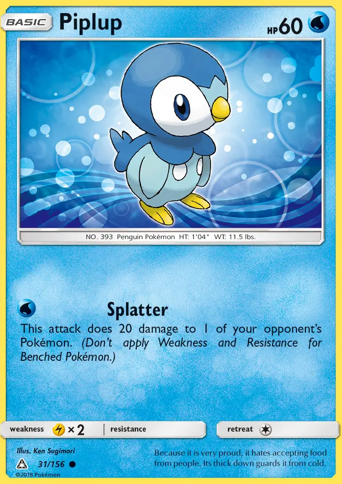 Card image of Piplup