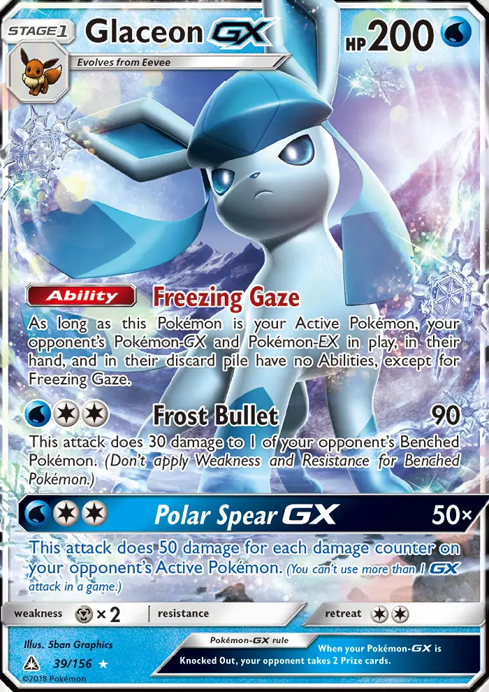 Card image of Glaceon GX