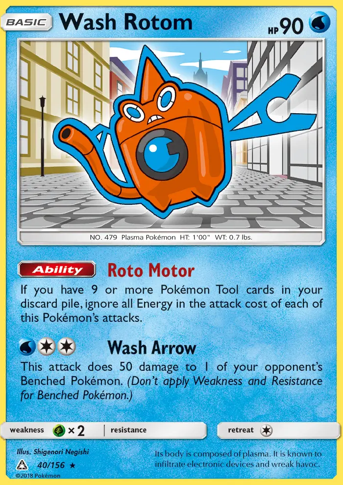 Card image of Wash Rotom