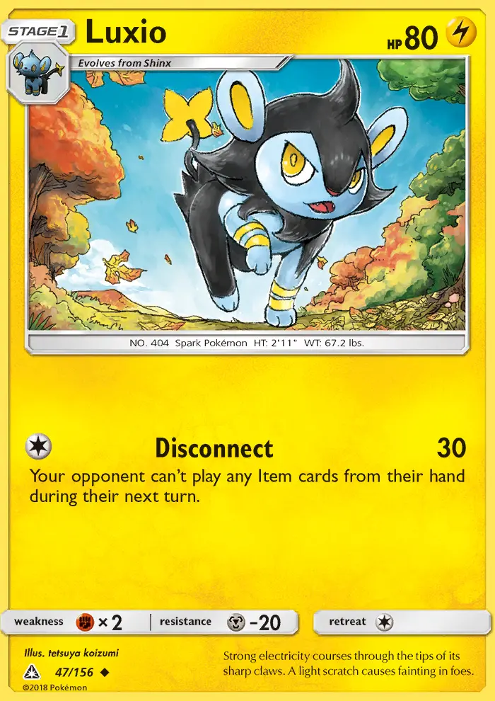 Card image of Luxio