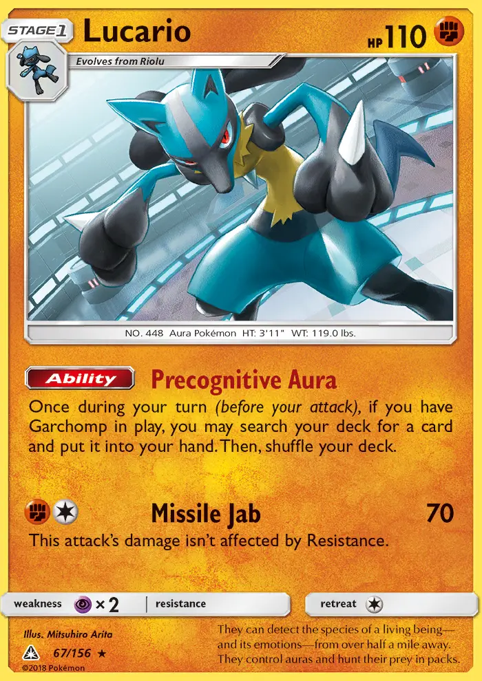 Card image of Lucario