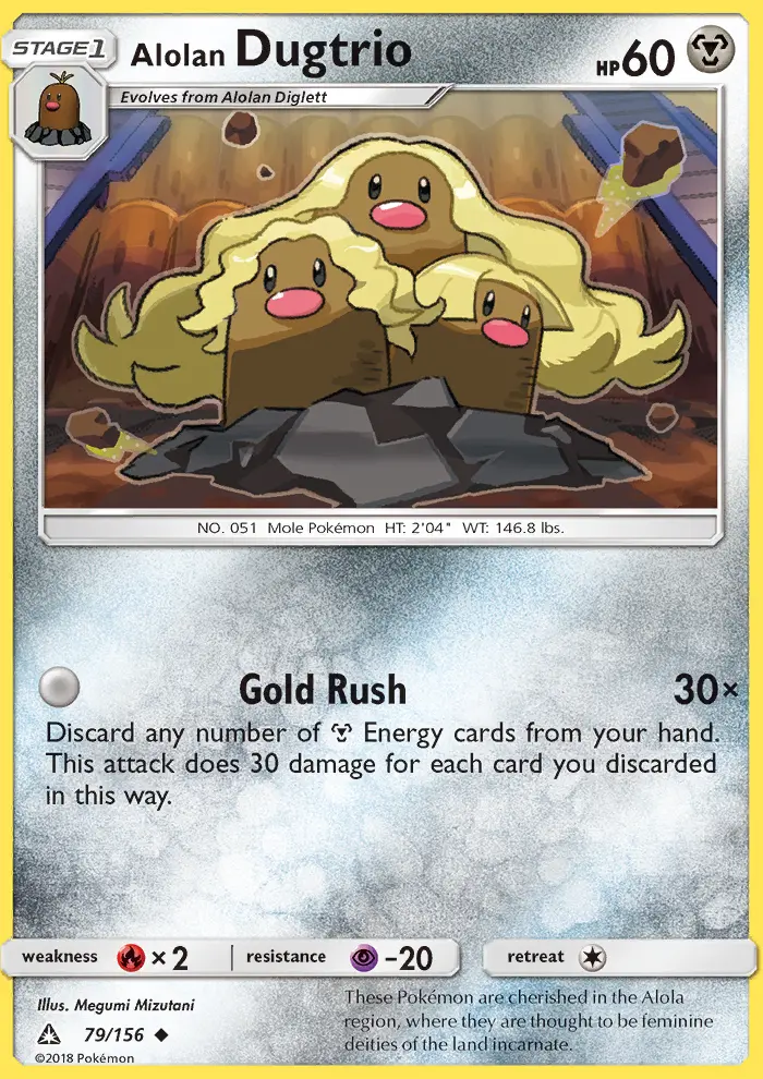 Card image of Alolan Dugtrio