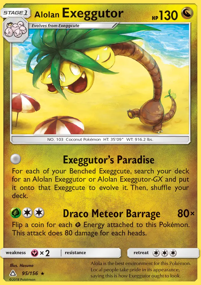 Card image of Alolan Exeggutor