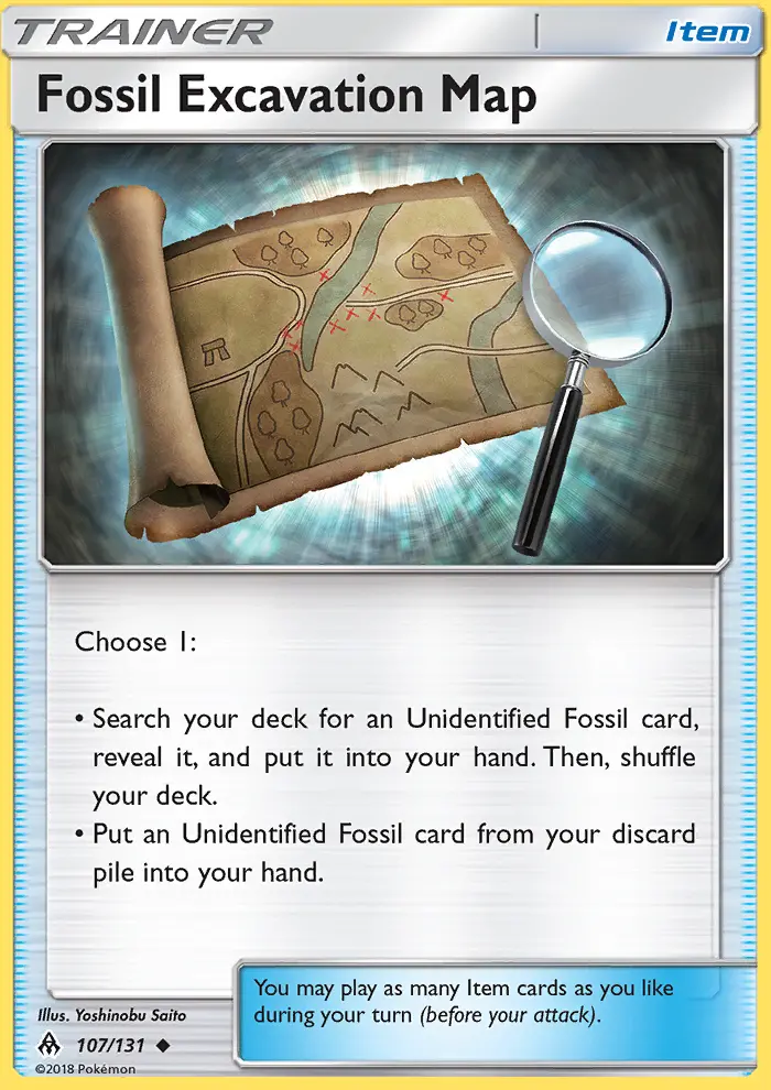 Card image of Fossil Excavation Map