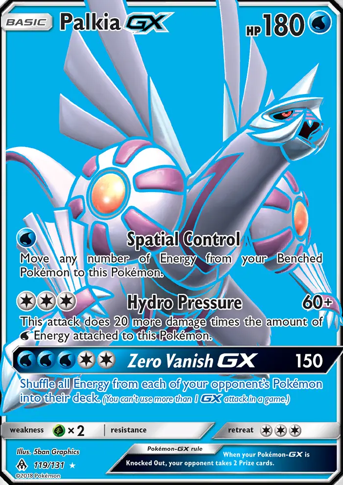 Card image of Palkia GX