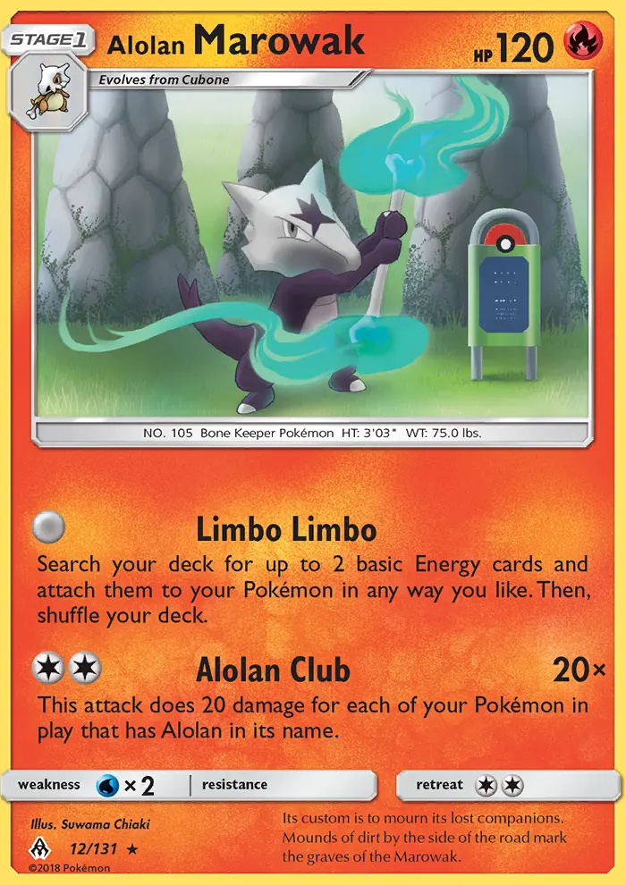 Card image of Alolan Marowak