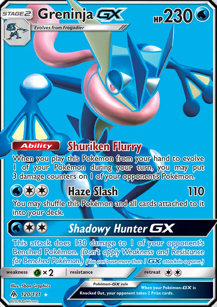 Card image of Greninja GX
