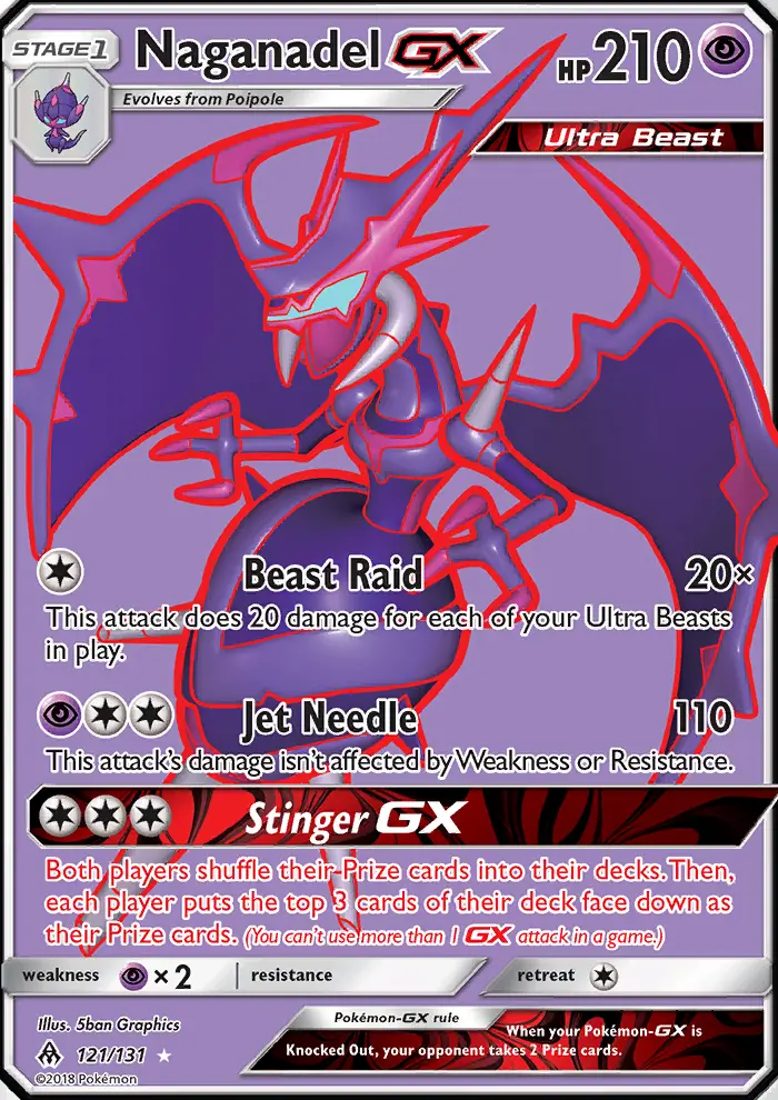 Card image of Naganadel GX