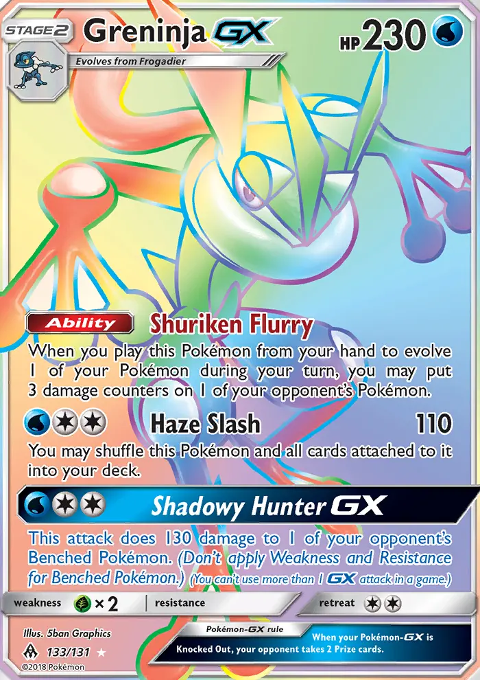 Card image of Greninja GX