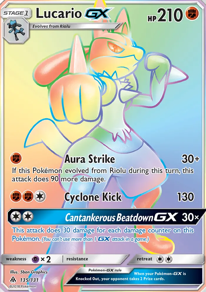 Card image of Lucario GX
