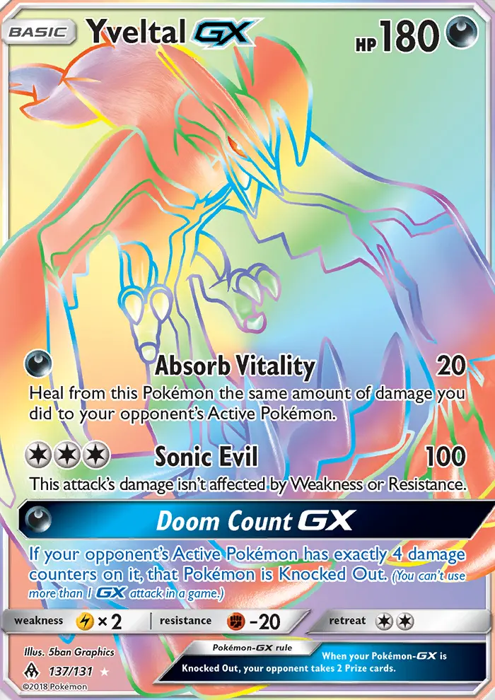 Card image of Yveltal GX
