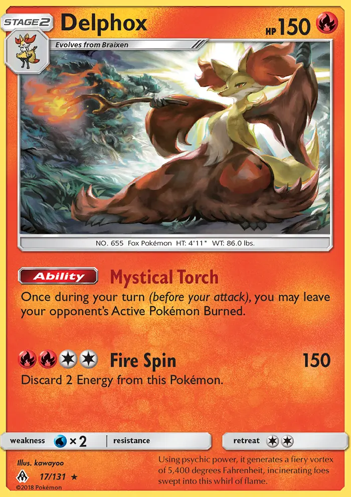 Card image of Delphox