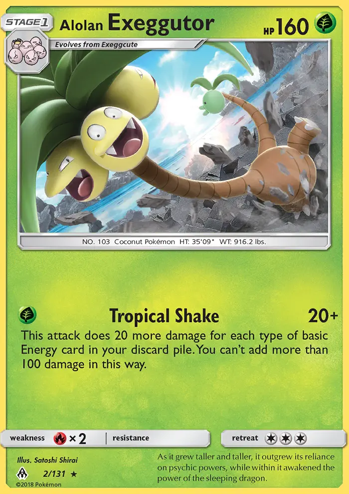 Card image of Alolan Exeggutor