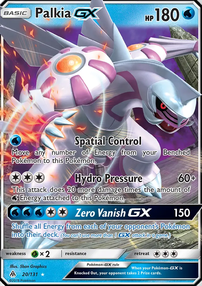 Card image of Palkia GX