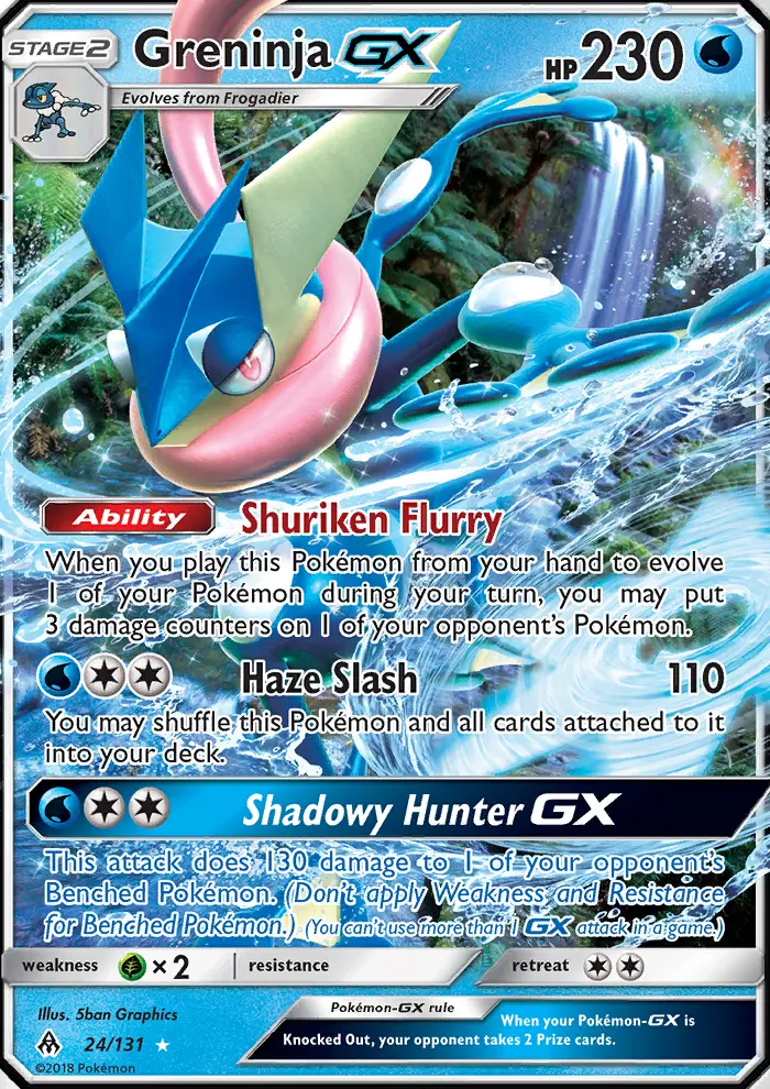 Card image of Greninja GX