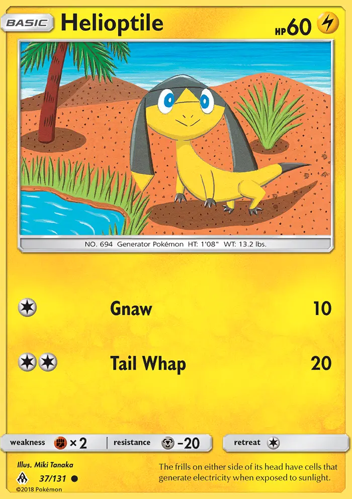 Card image of Helioptile