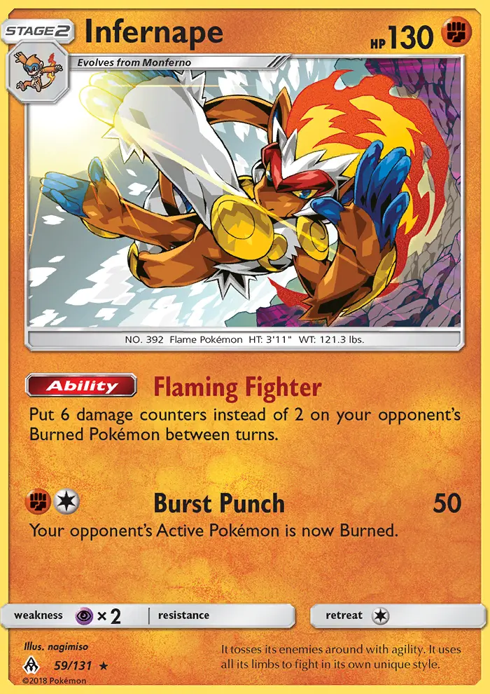 Card image of Infernape