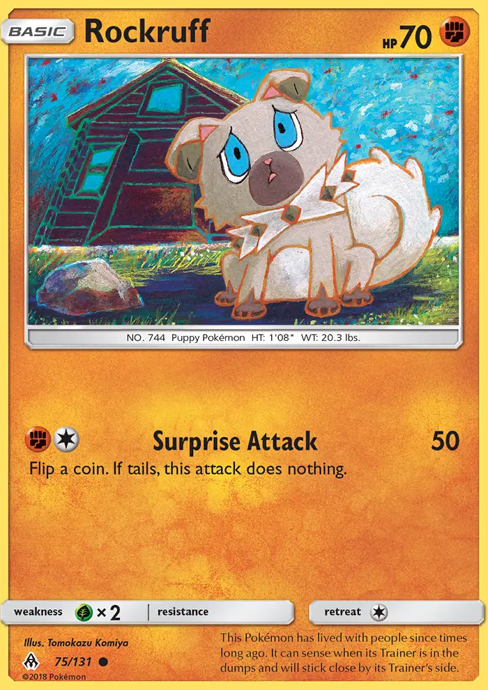 Card image of Rockruff