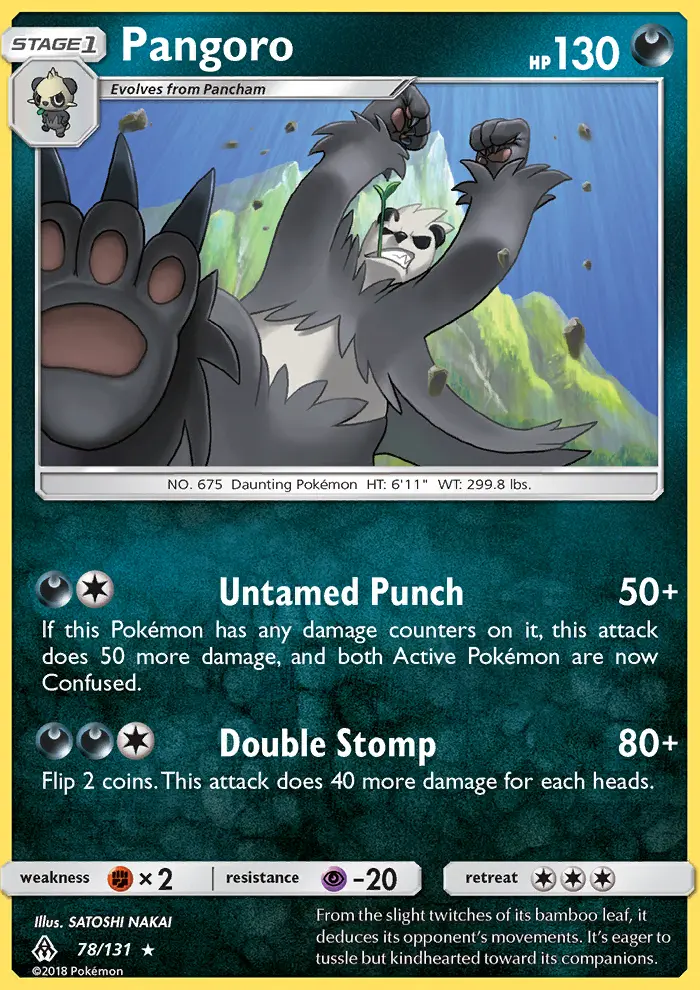 Card image of Pangoro