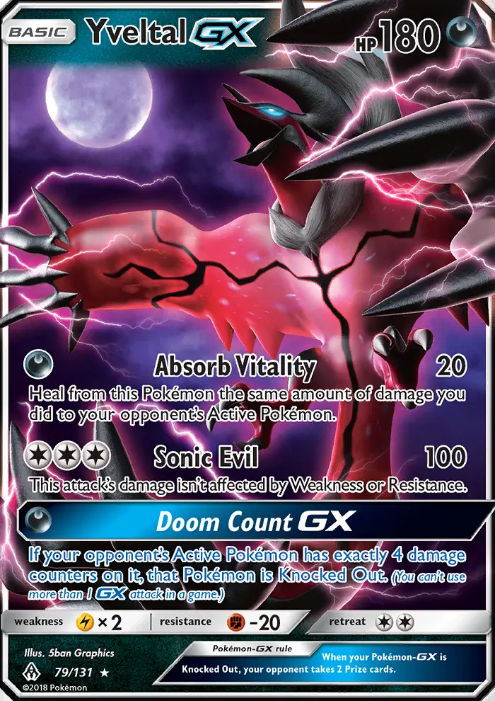 Card image of Yveltal GX
