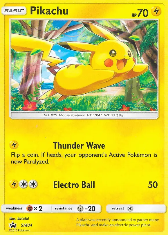 Card image of Pikachu