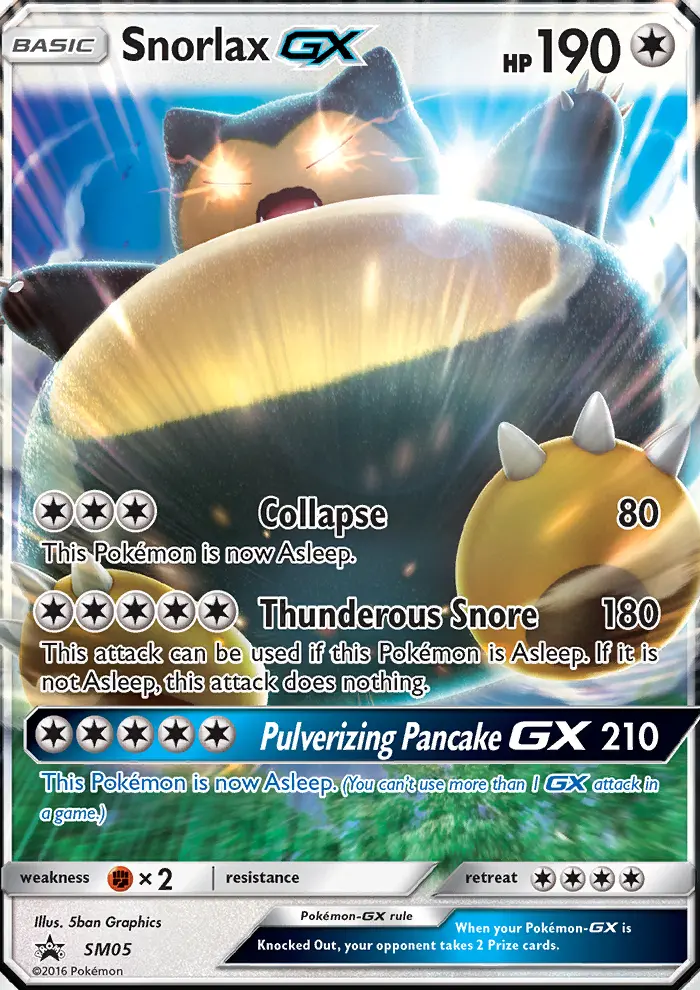 Card image of Snorlax GX