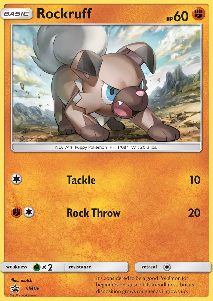 Card image of Rockruff