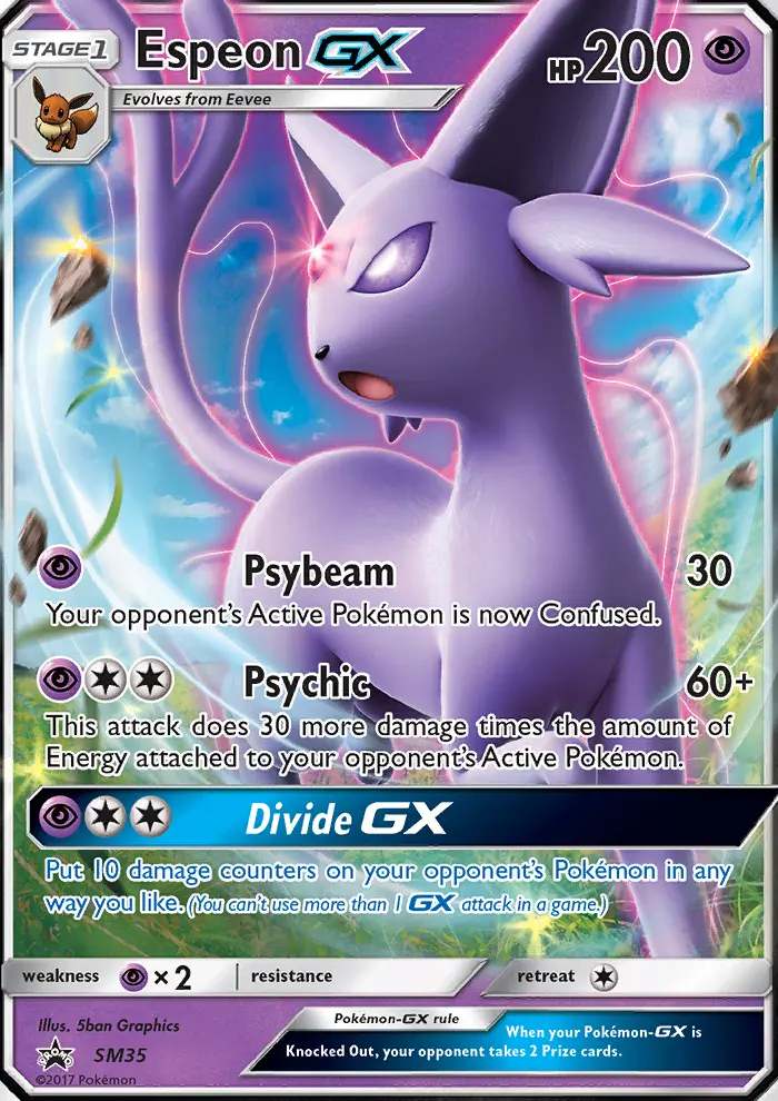Card image of Espeon GX
