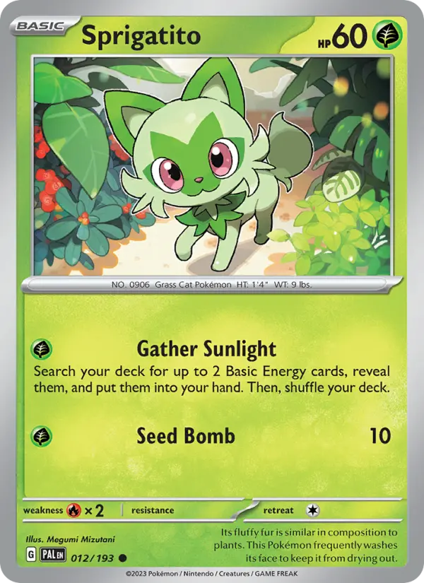Card image of Sprigatito