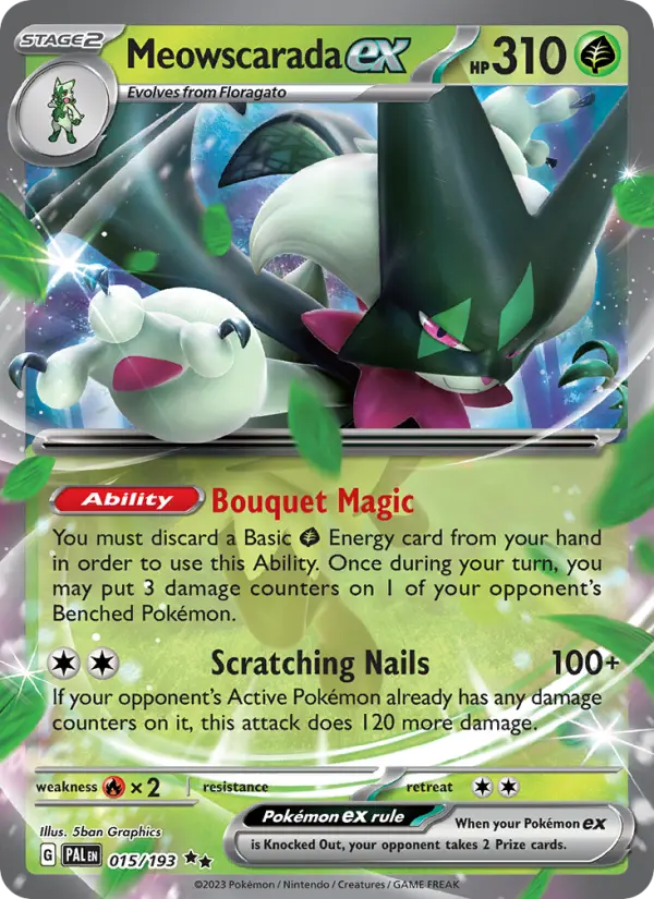 Card image of Meowscarada ex