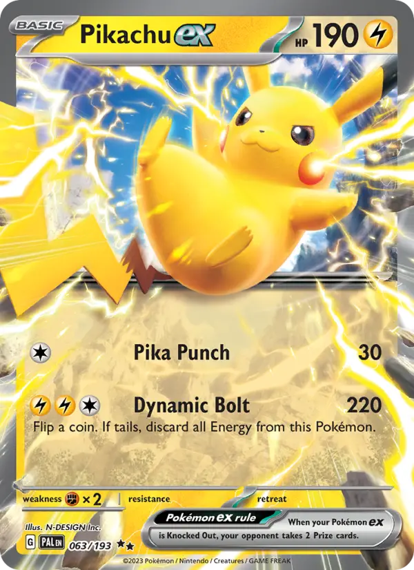 Card image of Pikachu ex