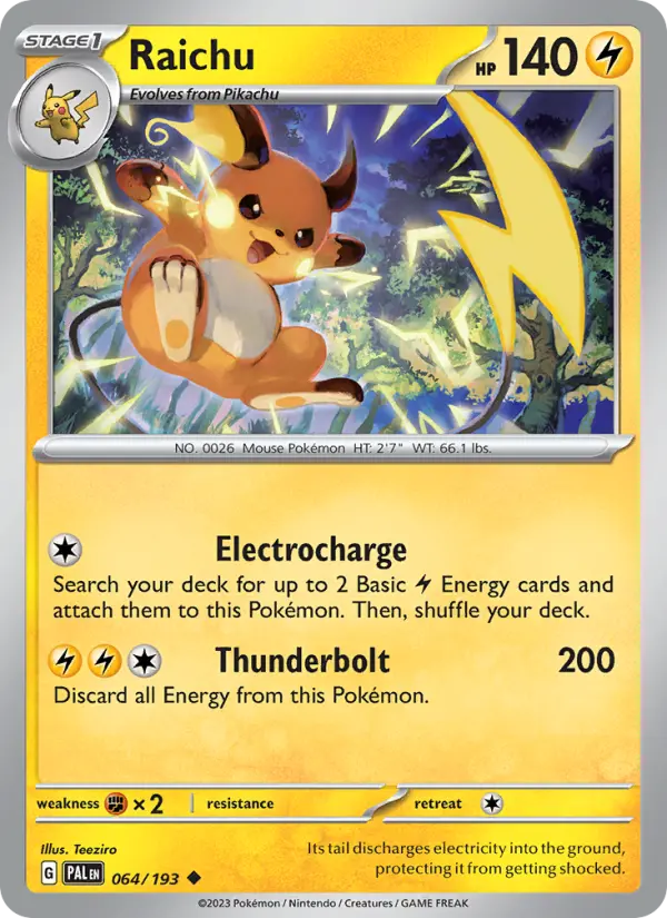 Card image of Raichu