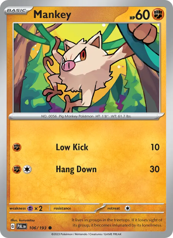 Card image of Mankey