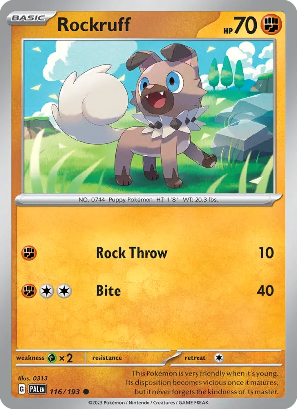 Card image of Rockruff