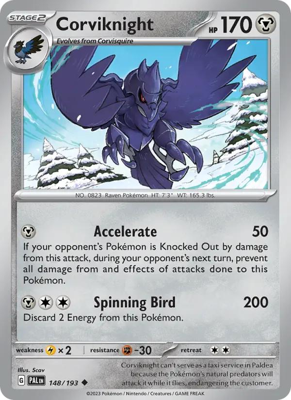 Card image of Corviknight