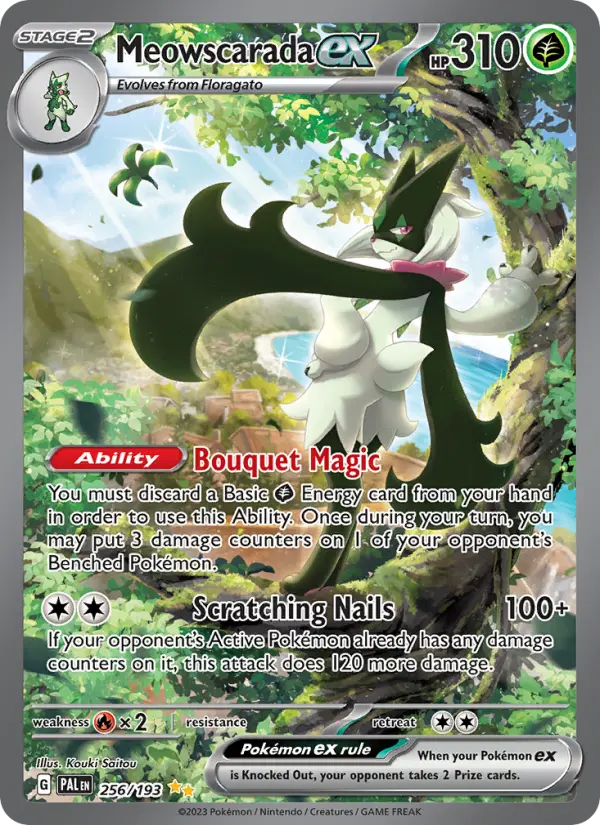 Card image of Meowscarada ex