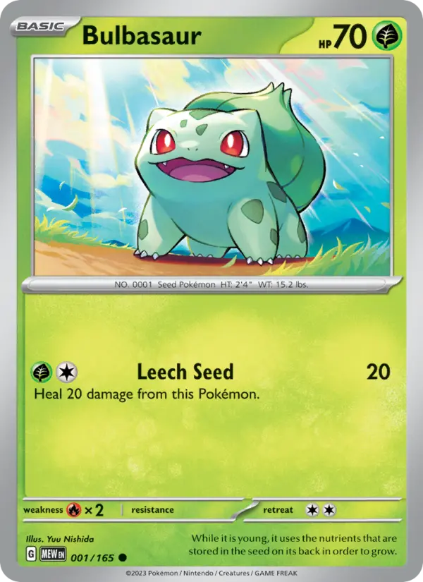 Card image of Bulbasaur