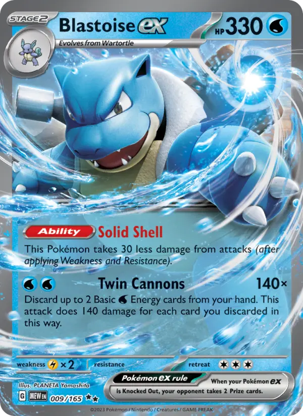 Card image of Blastoise ex