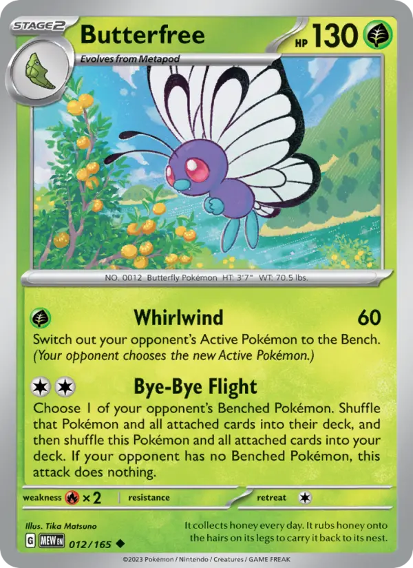 Card image of Butterfree