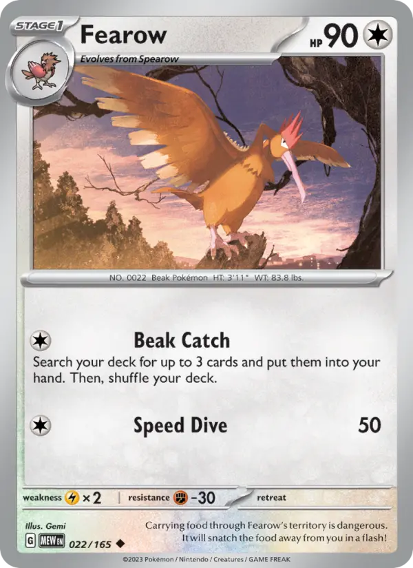 Card image of Fearow