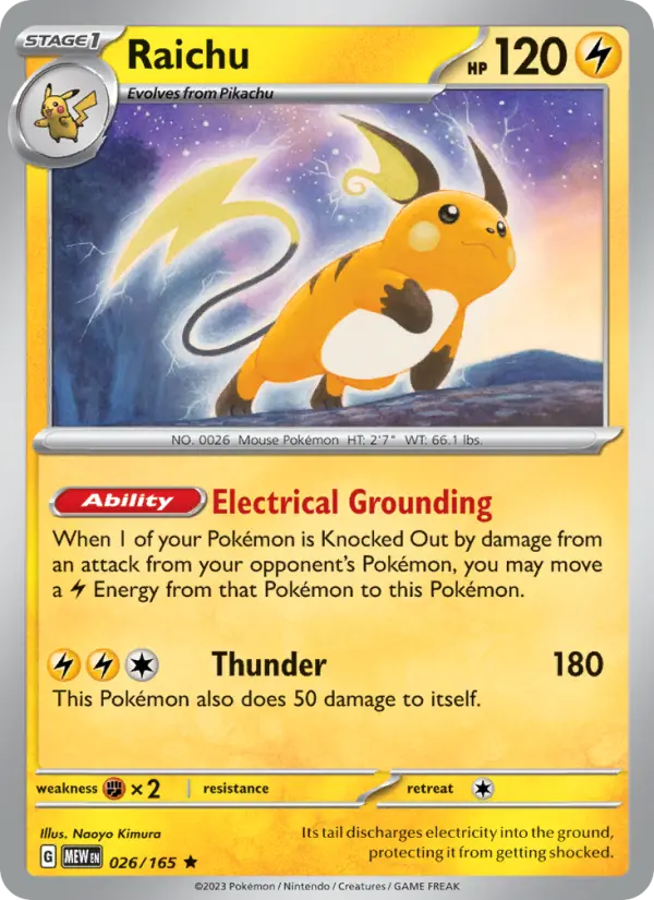 Card image of Raichu