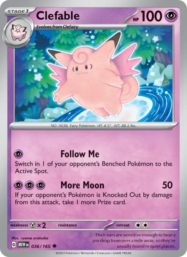 Card image of Clefable