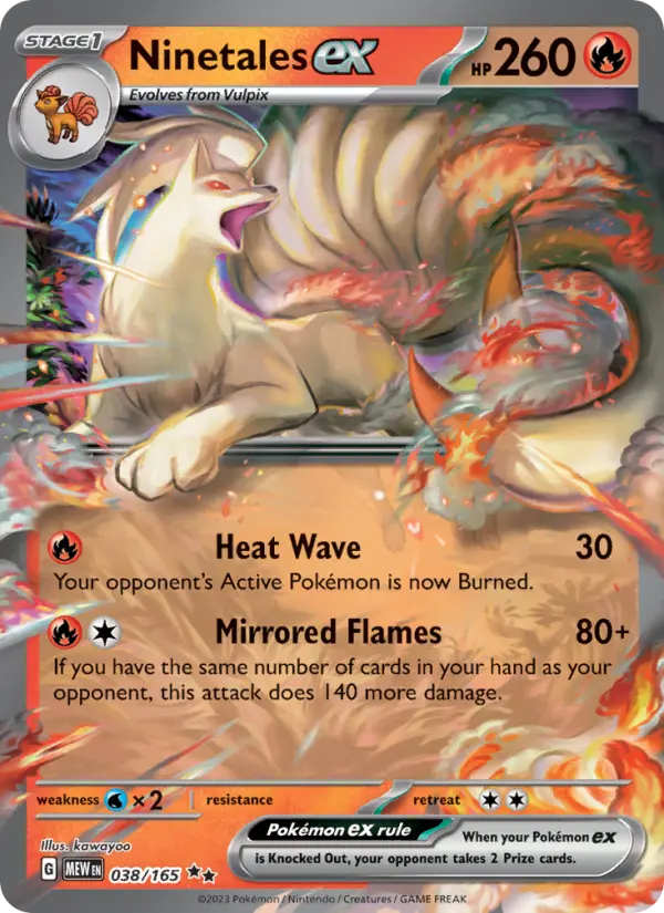 Card image of Ninetales ex