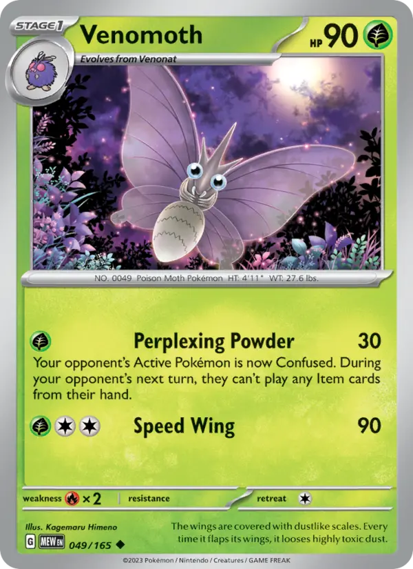 Card image of Venomoth