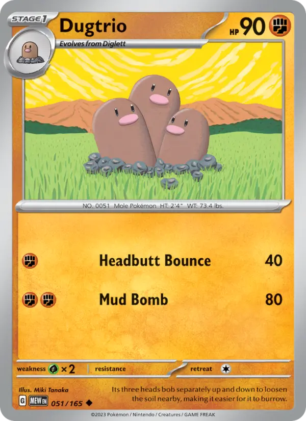Card image of Dugtrio