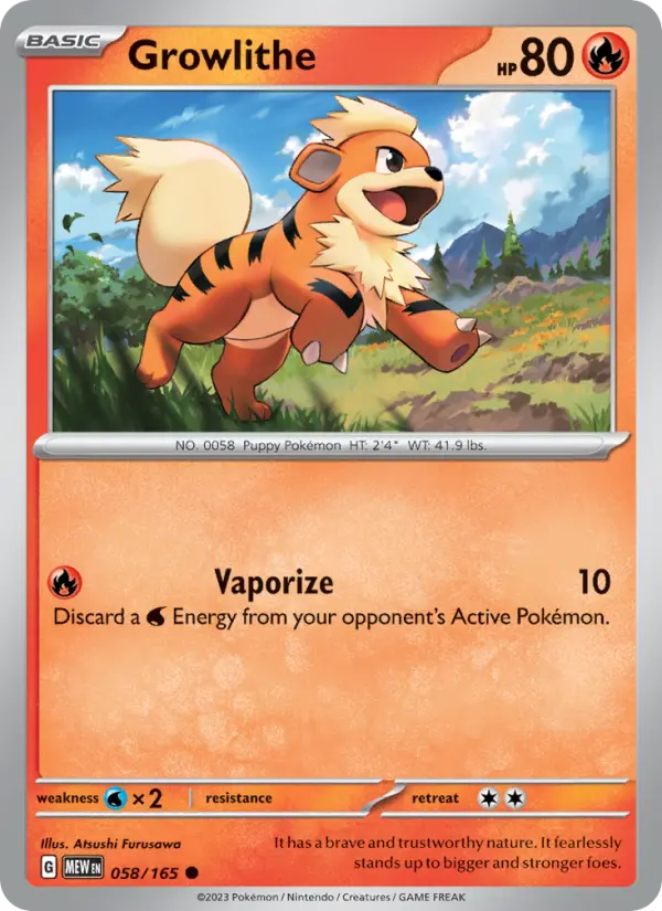 Card image of Growlithe