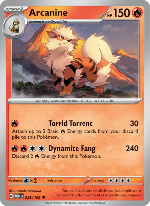 Card image of Arcanine