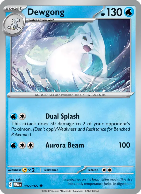 Card image of Dewgong