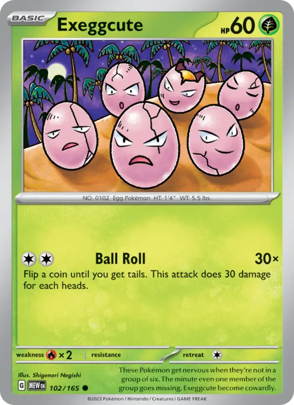 Card image of Exeggcute