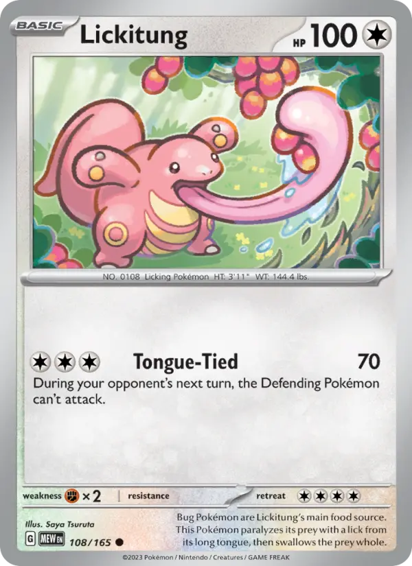 Card image of Lickitung